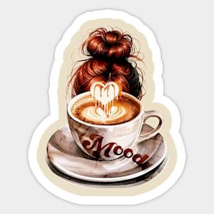 "Mood" for Coffee Sticker